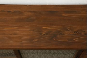 ラフジュ工房オリジナル　古建具リメイク　レトロな和の風情あふれるテレビ台(テレビボード、サイドボード、収納棚、戸棚、ローボード)(R-060390)