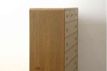 中古　上品な和の雰囲気漂う加茂総桐小袖箪笥(胴厚、整理タンス、引き出し、チェスト、和箪笥、衣装箪笥)(R-060392)
