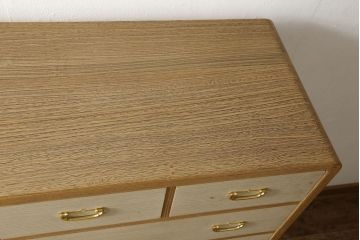 中古　上品な和の雰囲気漂う加茂総桐小袖箪笥(胴厚、整理タンス、引き出し、チェスト、和箪笥、衣装箪笥)(R-060392)