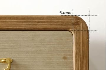 中古　上品な和の雰囲気漂う加茂総桐小袖箪笥(胴厚、整理タンス、引き出し、チェスト、和箪笥、衣装箪笥)(R-060392)
