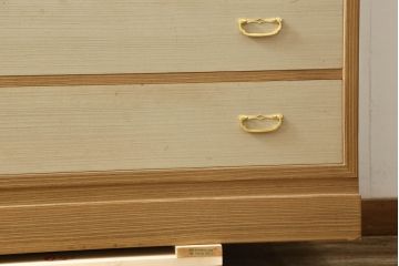 中古　上品な和の雰囲気漂う加茂総桐小袖箪笥(胴厚、整理タンス、引き出し、チェスト、和箪笥、衣装箪笥)(R-060392)