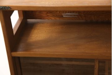 中古　美品　屋久杉　上質な和の空間づくりにおすすめの茶箪笥(茶棚、戸棚、収納棚、飾り棚)(R-060393)