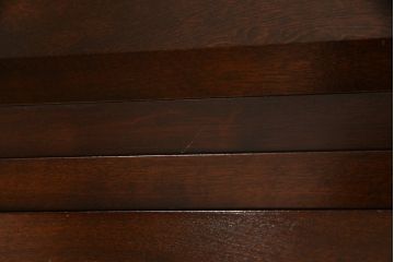 中古　美品　松本民芸家具　シックな佇まいが上質な空間づくりにぴったりなD型和タンス(引き出し、チェスト、整理箪笥)(定価約67万円)(R-060401)