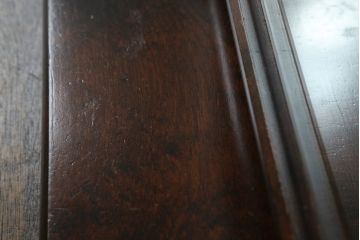 中古　北海道民芸家具　シックな雰囲気漂う上品な色味の卓上ミラー(スタンドミラー、置鏡)(R-060414)