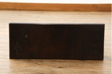 中古　北海道民芸家具　シックな雰囲気漂う上品な色味の卓上ミラー(スタンドミラー、置鏡)(R-060414)