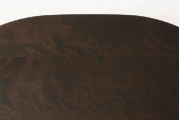 和製ビンテージ ヴィンテージ家具　北海道民芸家具　モダンでシックな佇まいの楕円形サイドテーブル(カフェテーブル、コーヒーテーブル)(R-060416)