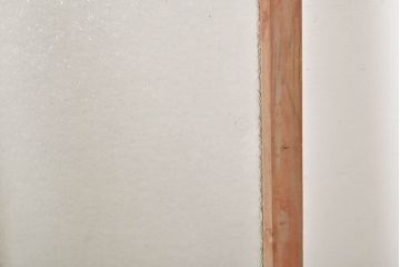 アンティーク建具　昭和初期　素通しガラス・ダイヤガラス・梨地ガラス入り!　異なるガラスの質感が面白い窓2枚セット(ガラス窓、引き戸、ガラス戸、建具)(R-060417)