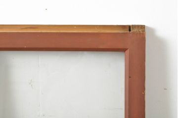 アンティーク建具　昭和初期　素通しガラス・ダイヤガラス・梨地ガラス入り!　異なるガラスの質感が面白い窓2枚セット(ガラス窓、引き戸、ガラス戸、建具)(R-060417)