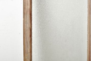 アンティーク建具　昭和初期　素通しガラスとダイヤガラス入り!　異なるガラスの質感が面白い窓2枚セット(ガラス窓、引き戸、ガラス戸、建具)(R-060418)