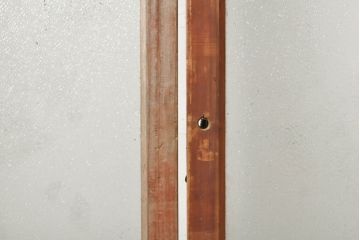 アンティーク建具　昭和初期　素通しガラスとダイヤガラス入り!　異なるガラスの質感が面白い窓2枚セット(ガラス窓、引き戸、ガラス戸、建具)(R-060418)