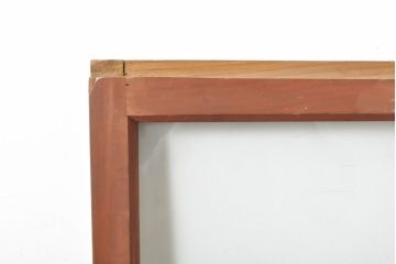 アンティーク建具　昭和初期　素通しガラスとダイヤガラス入り!　異なるガラスの質感が面白い窓2枚セット(ガラス窓、引き戸、ガラス戸、建具)(R-060418)
