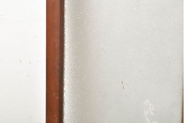アンティーク建具　昭和初期　素通しガラスとダイヤガラス入り!　異なるガラスの質感が面白い窓2枚セット(ガラス窓、引き戸、ガラス戸、建具)(R-060418)