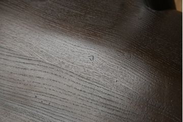 中古　美品　イギリス　ERCOL(アーコール)　落ち着いた色合いのボタニカル柄が印象的なクッション付きロッキングチェア(揺り椅子、イス、アームチェア)(R-060419)