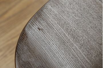 中古　美品　イギリス　ERCOL(アーコール)　落ち着いた色合いのボタニカル柄が印象的なクッション付きロッキングチェア(揺り椅子、イス、アームチェア)(R-060419)