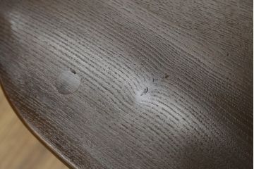 中古　美品　イギリス　ERCOL(アーコール)　落ち着いた色合いのボタニカル柄が印象的なクッション付きロッキングチェア(揺り椅子、イス、アームチェア)(R-060419)