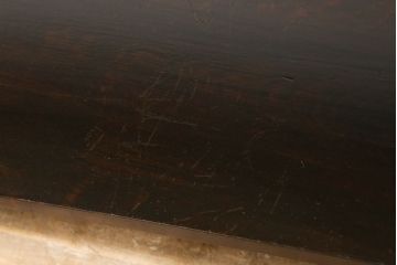 ビンテージ家具　松本民芸家具　#117型　和モダンスタイルにおすすめ!格子が魅力的な書棚(飾り棚、本棚、オープンラック)(R-060422)