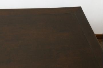 和製アンティーク　ナラ材　豪華なデザインの大正ロマンな雰囲気漂うダイニングテーブル(4人掛け、6人掛け、作業台)(R-060443)