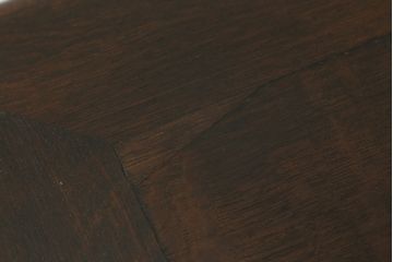 和製アンティーク　ナラ材　豪華なデザインの大正ロマンな雰囲気漂うダイニングテーブル(4人掛け、6人掛け、作業台)(R-060443)
