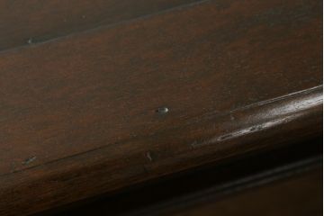 和製アンティーク　ナラ材　豪華なデザインの大正ロマンな雰囲気漂うダイニングテーブル(4人掛け、6人掛け、作業台)(R-060443)