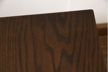 イギリスアンティーク家具　オーク材　希少な特小サイズ!!　脚や天板などの凝ったつくりが見事なドローリーフテーブル(サイドテーブル、コーヒーテーブル、エクステンションテーブル、カフェテーブル、ローテーブル)(R-060446)