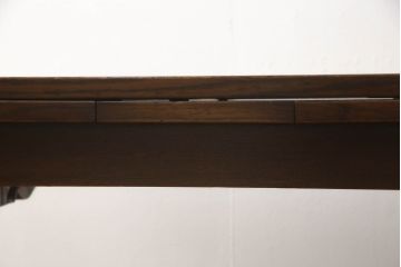 イギリスアンティーク家具　オーク材　希少な特小サイズ!!　脚や天板などの凝ったつくりが見事なドローリーフテーブル(サイドテーブル、コーヒーテーブル、エクステンションテーブル、カフェテーブル、ローテーブル)(R-060446)