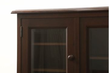 中古　美品　松本民芸家具　シックな佇まいが和洋折衷の空間に取り入れやすいC-型サイドボード(リビングボード、サイドキャビネット)(定価約60万5千円)(R-060447)