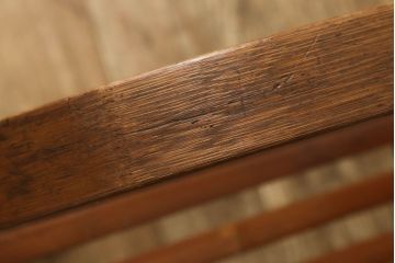 和製アンティーク　竹興社　城所右文次　オリジナル　Bamboo Chair　滑らかな曲線のデザインが目を惹くバンブーチェア(アームチェア、安楽椅子、ディスプレイ)(R-060451)
