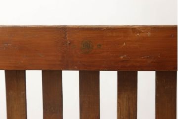 和製アンティーク　竹興社　城所右文次　オリジナル　Bamboo Chair　滑らかな曲線のデザインが目を惹くバンブーチェア(アームチェア、安楽椅子、ディスプレイ)(R-060451)