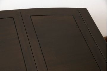 中国ビンテージ　希少デザイン　唐木　上品な佇まいと天板下の収納が魅力的な両袖デスク(ヴィンテージ、ニーホールデスク、両袖机、テーブル、在宅ワーク用、在宅用、ワークデスク、オフィスデスク)(R-060455)