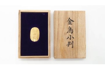 純金　金鳥小判　3.67g　京美堂謹製　大日本除虫菊(R-060469)