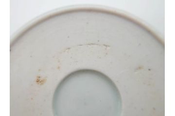 江戸期　古伊万里　色絵草花文蕎麦猪口(和食器、有田焼)(R-060471)
