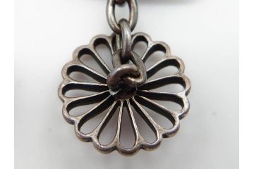 戦前　銀製　十六花菊紋　カフスボタン(シルバー、下賜品?、ボンボニエール)(R-060484)