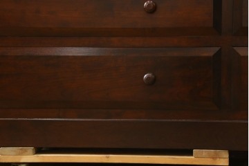 中古　松本民芸家具　シックな佇まいが魅力的なチェスト　(R-060487)