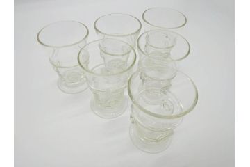 船木倭帆(shizu)グラス　6点セット(吹きガラス、作家物)(R-060490)