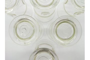 船木倭帆(shizu)グラス　6点セット(吹きガラス、作家物)(R-060490)