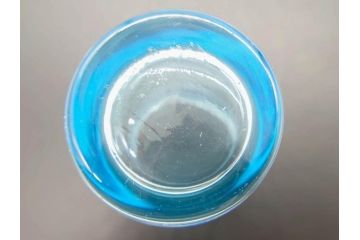 大正〜昭和初期　ブルーグラヴェール模様　コップ12点セット(アールヌーボー、レトロ)(R-060491)