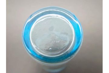 大正〜昭和初期　ブルーグラヴェール模様　コップ12点セット(アールヌーボー、レトロ)(R-060491)