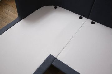 中古　美品　FRITZ HANSEN(フリッツハンセン)　ハイメ・アジョンデザイン　LUNE(ルネソファ)　高品質と機能性を兼ね備えた3人掛けソファ(3P、2人掛けソファ、2P、カウチソファ、シェーズロング)(定価約95万円)(R-060492)