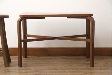 ビンテージ家具　竹興社　城所右文次　オリジナル　バンブー　ナチュラルなお部屋づくりにおすすめのセンターテーブル(ヴィンテージ、コーヒーテーブル、カフェテーブル、ローテーブル、サイドテーブル)(R-060495)