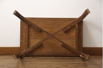ビンテージ家具　竹興社　城所右文次　オリジナル　バンブー　ナチュラルなお部屋づくりにおすすめのセンターテーブル(ヴィンテージ、コーヒーテーブル、カフェテーブル、ローテーブル、サイドテーブル)(R-060495)