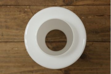 和製ビンテージ　希少デザイン　籐のシェードが涼し気な雰囲気を醸し出すラタンフロアスタンド(フロアランプ、スタンドライト、スタンド照明、ヴィンテージ)(R-060497)
