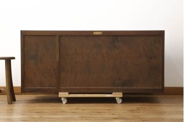 中古　美品　松本民芸家具　美しく品のあるローチェスト(テレビ台、ローボード、収納棚、戸棚、サイドボード、着物、和服)(R-060500)