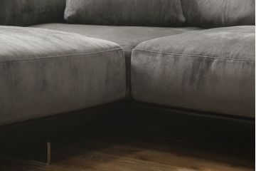 中古　2018年モデル　arflex(アルフレックス)　BRERA(ブレラ)　本革　スッキリとしたリビングスタイルを実現できるコーナーソファ(L字型、4人掛け、5人掛け、4P、レザー)(定価約300万円)(R-060508)