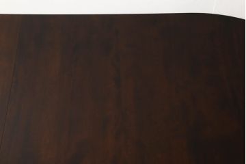 中古　松本民芸家具　D型バタフライ卓子　挽き物加工の脚が目を惹くバタフライテーブル(エクステンションテーブル、ダイニングテーブル、2人掛け、4人掛け)(定価約33万円)(R-060528)