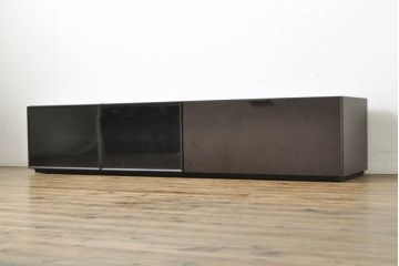 中古　美品　arflex(アルフレックス)　C.C.09(シー.シー.09)　Carlo Colombo(カルロ・コロンボ)　シンプルモダンな佇まいが美しいテレビ台(テレビボード、ローボード、収納棚、引き出し)(定価約45万円)(R-060530)