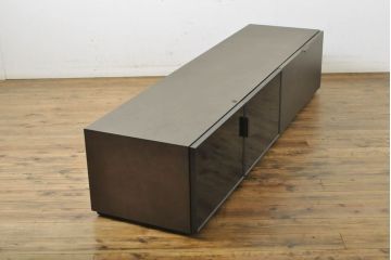 中古　美品　arflex(アルフレックス)　C.C.09(シー.シー.09)　Carlo Colombo(カルロ・コロンボ)　シンプルモダンな佇まいが美しいテレビ台(テレビボード、ローボード、収納棚、引き出し)(定価約45万円)(R-060530)