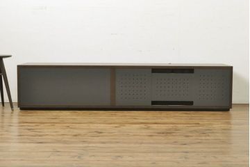 中古　美品　arflex(アルフレックス)　C.C.09(シー.シー.09)　Carlo Colombo(カルロ・コロンボ)　シンプルモダンな佇まいが美しいテレビ台(テレビボード、ローボード、収納棚、引き出し)(定価約45万円)(R-060530)