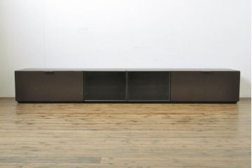 中古　美品　arflex(アルフレックス)　C.C.09(シー.シー.09)　Carlo Colombo(カルロ・コロンボ)　シンプルモダンな佇まいが美しいローボード(テレビ台、テレビボード、ローチェスト、引き出し)(定価約22万円)(R-060531)