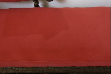 ベルギービンテージ　まるで芸術品のような豪華な彫刻が魅力のシェーズロング(カウチソファ、長椅子)(R-060532)