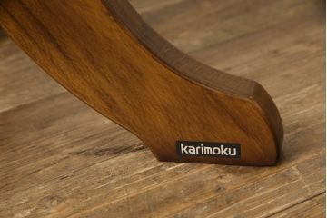 中古　カリモク家具(karimoku)　上品な挽き物加工が施されたポールハンガー(コートハンガー、帽子掛け、店舗什器)(R-060535)